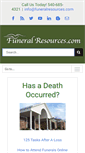 Mobile Screenshot of funeralresources.com